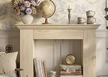 Drewniany kominek atrapa kominka obudowa eko Classic/L