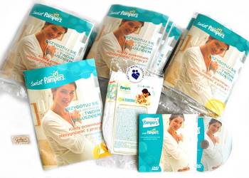 Pampers pieluchy Premium Care, książeczka, płyta CD, pakiet powitalny