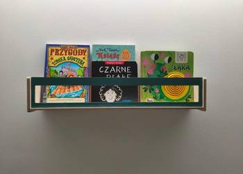 Półka na książeczki, układanki, puzzle, gry, zabawki