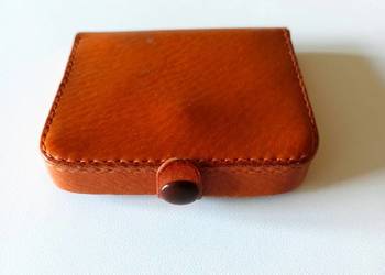 Portmonetka portfelik skóra z PRL vintage Portmonetka portfelik skóra z PRL vintage