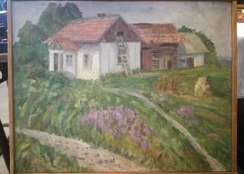 Obraz olejny. Cz. Mostowski, Podgórska Zagroda