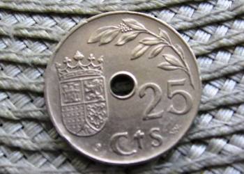Hiszpania 25 Centymów 1937r