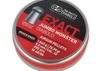 10x  Śrut JSB Exact Jumbo Monster ReDesigned 5.52mm 200szt
