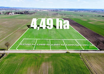 Grunt 4,49 ha z koncepcją 5 domów – Jenin