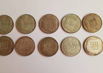 10x 200 zł XXX-lecia PRL 1974, mapka, Ag srebro 625