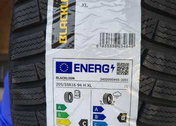 OPONY ZIMOWE 205/55 R16 BLACKLION W5 Winter 94H XL DOT 2026 Nowe FV