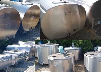 Zbiornik z INOX izolowany z nierdzewki pojemnik baniak na wodę chemię