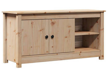 Szafka pod telewizor 103x365x52 cm lite drewno sosnowe WM-814589