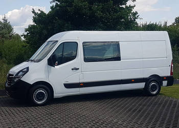 Renault Master MOVANO 7 OSÓB BRYGADÓWKA DŁUGI WYSOKI KLIMA TEMPOMAT KRAJOWY
