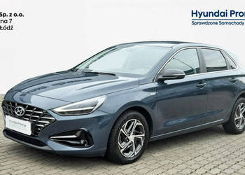 Hyundai i30 1.5 T-GDI 7DCT 48V 160 KM WersjaSmart + PakietLED SalonPL FV23…