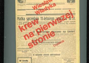 Krew na pierwszej stronie -Wiesław Władyka