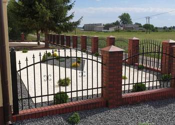 Ala Klinkier, ogrodzenie, Imitacja Klinkieru, slupek, murek