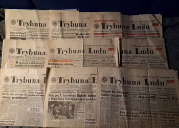 Trybuna Ludu 9sztuk 15.03, 23.05, 21.03, 9.02, 19.04,