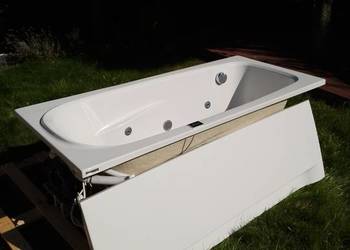 Wanna prostokątna 170cm z hydromasażem