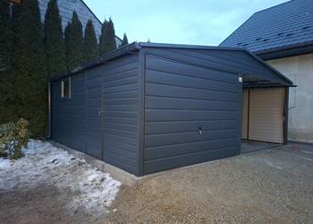 Garaże blaszane z palety RAL