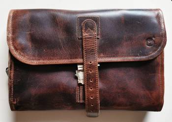 Kosmetyczka podróżna Moonster, skóra + płótno, nowa, nieużywana