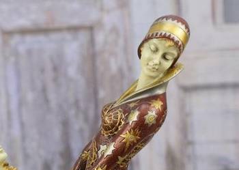 Demetre Chiparus Style - Everlasting Love - Para Tancerzy - Figura z Brązu