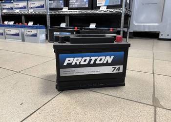 Akumulator 74Ah 620A prawy plus PROTON