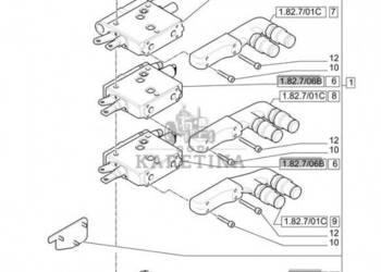 New Holland T6010 Szybkozłącze męskie 87381964