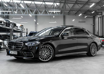 Mercedes S 450 d 4Matic Long. Skrętna oś, Webasto, Digital Light, Burmeste…