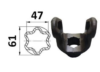 Widłak profilowy wewnętrzny kat 10, gwiazda 47x61 98294