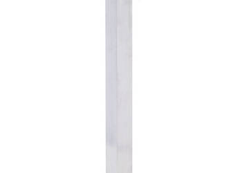 Kran ogrodowy na kwadratowym słupku 80 cm stal nierdzewna WM-364498