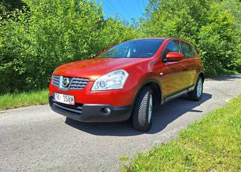 Nissan Qashqai 1.6 benzyna salon Polska garażowany lakier metalik koral Nissan Qashqai 1.6 benzyna salon Polska garażowany lakier metalik koral