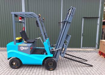 NOWY Wózek widłowy widlak elektryczny 1000kg PRZESUW Boczny, 3m wysokości