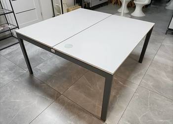 Biurko podwójne wielostanowiskowe dwuosobowe 2 osobowe 140cm x 140 cm