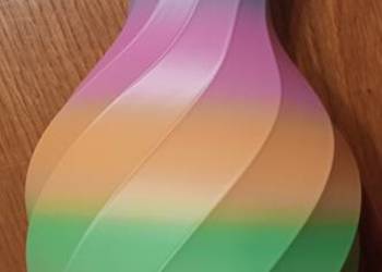 Wazon ozdobny tęcza flakon