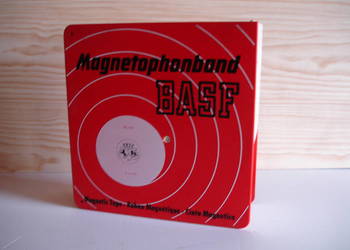 PUDEŁKO BASF na taśmy magnetofonowe szpulowe 18cm