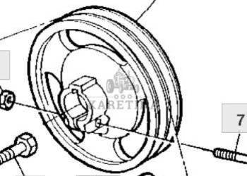 John Deere 9780CTS 9780HM 9780 CTS Koło Prowadzące H163970