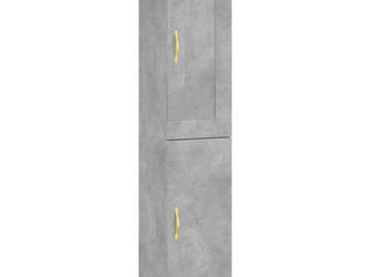 Wysoka szafka szarość betonu 345x34x180 cm WM-3200117
