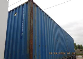 Kontener magazynowy 40'HC, używany, 12 m.
