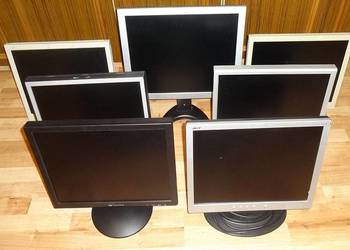 Monitory LCD 17'' (6szt.) + 1szt. 19'' (30zł. za 7szt. razem)