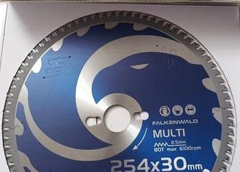 Piła tarczowa wielofunkcyjna Falkenwald multi o średnicy 254 mm i otworze 3