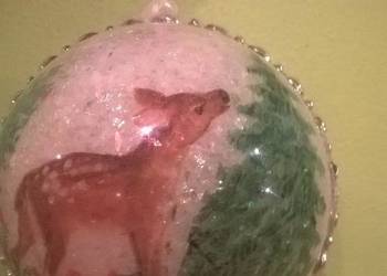 bombka akrylowa 8 cm kula  święta steroik