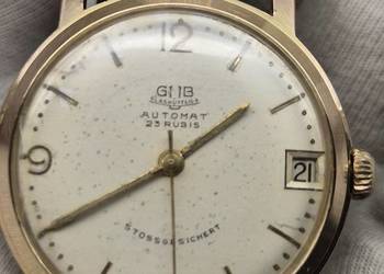 Rzadki *GUB Glashutte* automat vintage lata 60-te