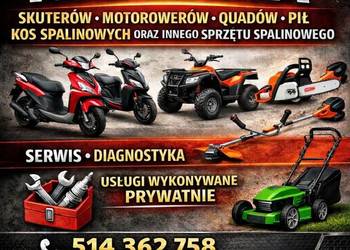 Naprawa Skuterów / Motorowerów / Pił / Kos Spalinowych