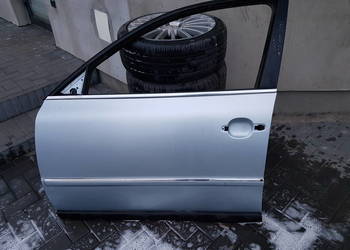 VW PASSAT B5 LIFT 2003 DRZWI  LEWE PRZOD PRZEDNIE BLEKITNE NIEBIESKIE CHROM