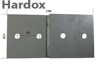 Nakładka płozy HARDOX 90063163/S części do pługa SKJOLD