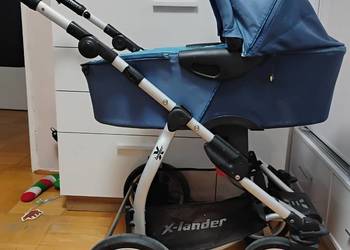 Sprzedam wózek 3w1 X-lander XA niebieski