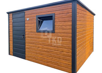 Schowek domek ogrodowy 3x2m drzwi okno drewnopodobny TKD369 Schowek domek ogrodowy 3x2m drzwi okno drewnopodobny TKD369