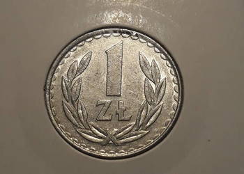 1 złoty 1985 r. - nr 14 - około mennicza