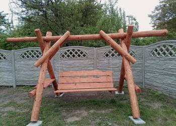 Wykonam huśtawki , stoły , ławki , place zabaw , studnie itp