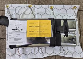 Oryginalny tłumik końcowy Remus 826 Mercedes SL r129 stal nierdzewna