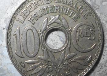 FRANCJA-10 CENTIMES--1935 r