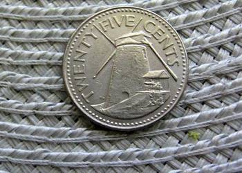 Barbados 25 Cent 1980r