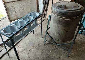 Skubarka do drobiu + parnik + ociekacz Skubarka do drobiu + parnik + ociekacz