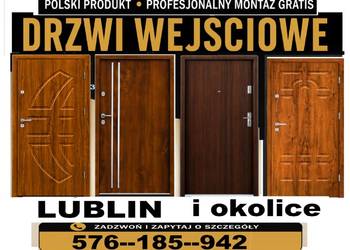 Drzwi wejściowe zewnętrzne do mieszkania w bloku